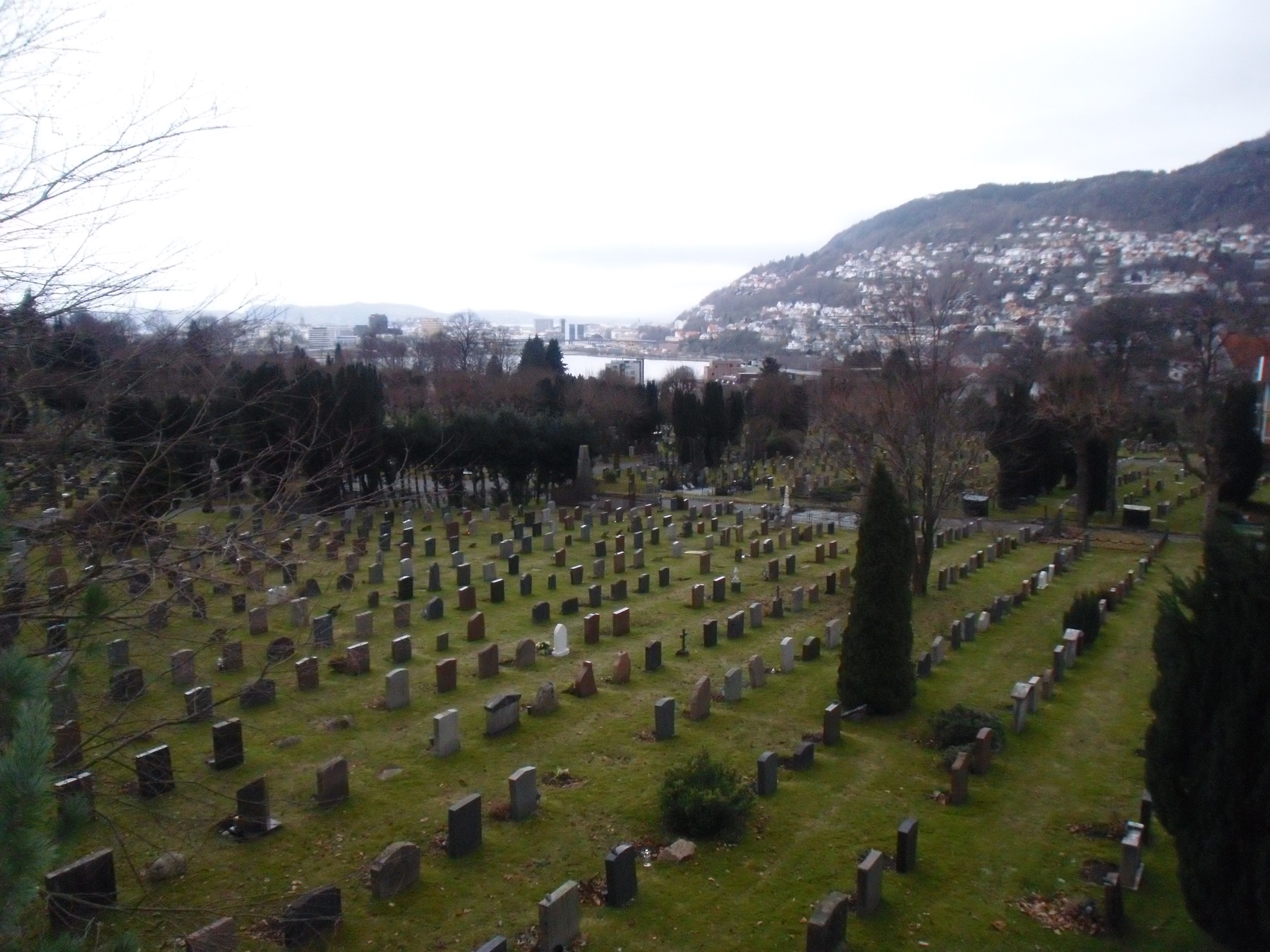 Møllendal cemetery in Bergen photographed in 2009